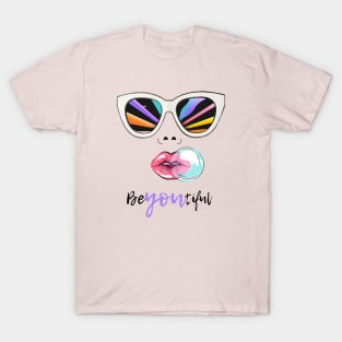 BeYOUtiful - Be Yourself Cute Design T-Shirt